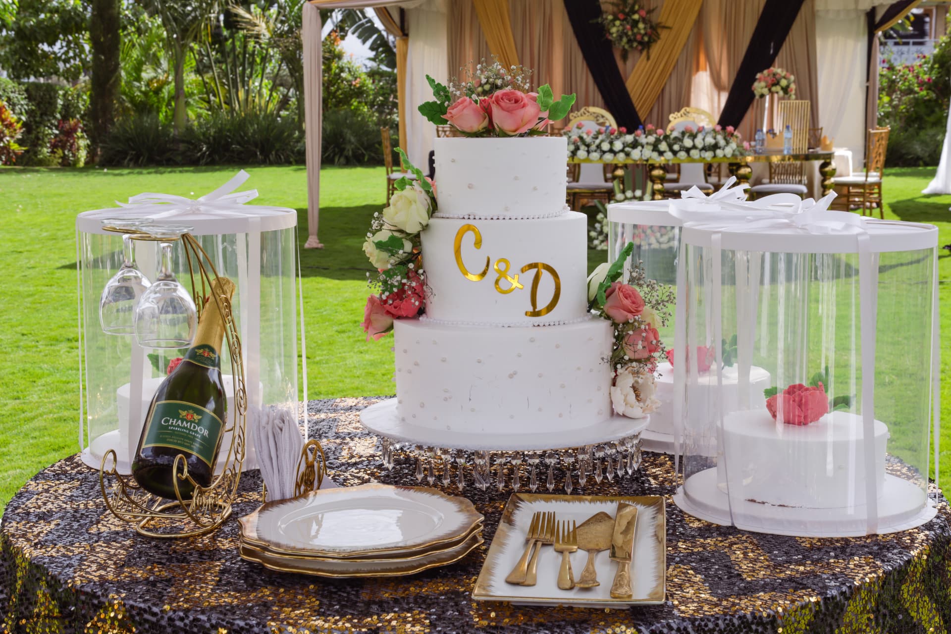 A tiered celebration cake by Vipe CakeMasters & Events